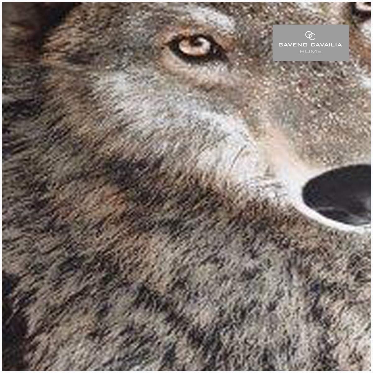 Gaveno cavalia Super Soft Faux Fur 3D Wildlife WOLF Fleece Throw Blanket, 200 x 240 Cm, Polyester, King, Grey 12117827 - Image 4
