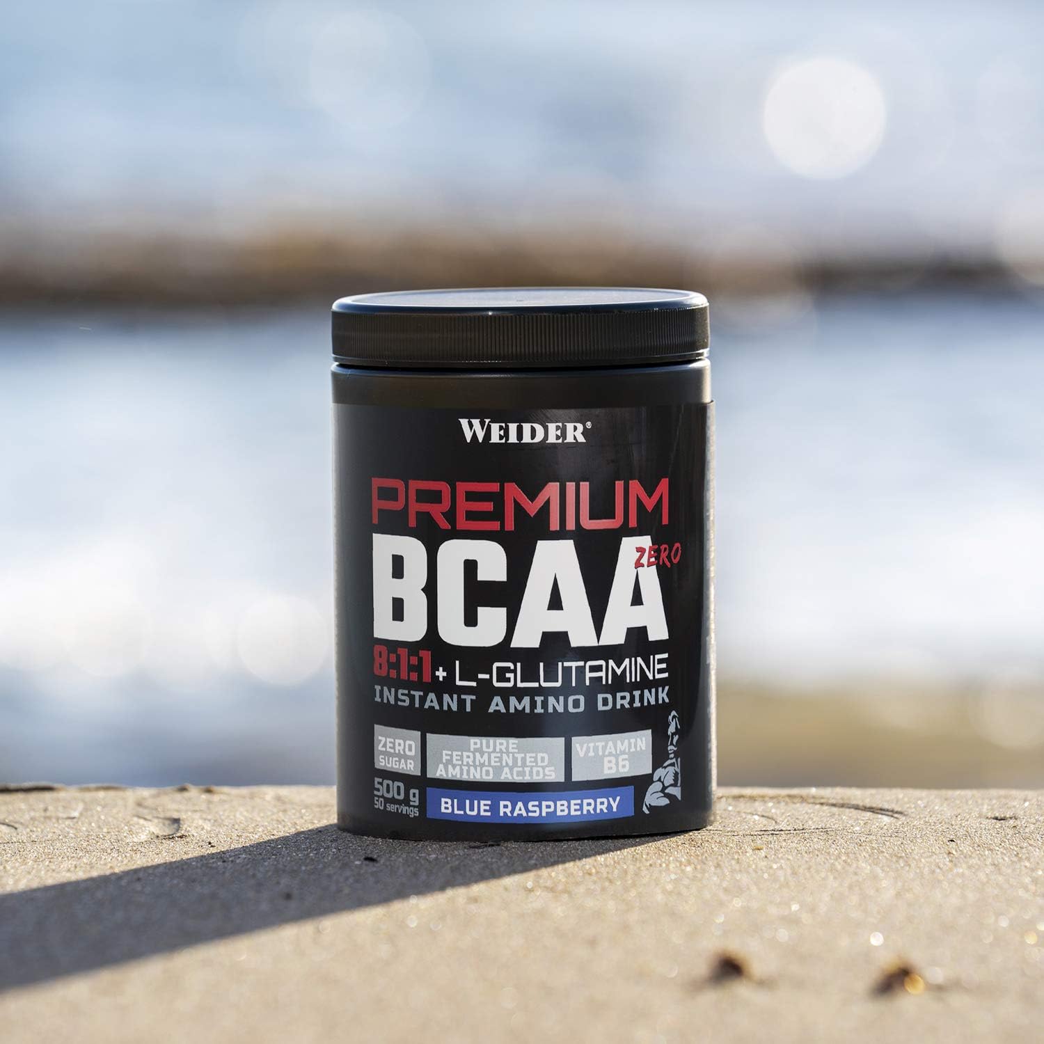 Premium BCAA 8:1:1+L-Glutamine (500g) Blue Raspberry Flavour - Image 5