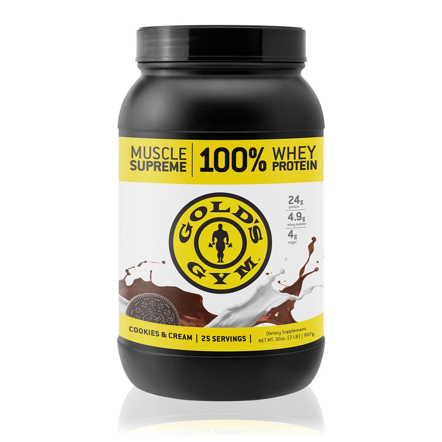 Gold's Gym 100 Whey Protein Powder Chocolate Workout Supplement for Muscle
