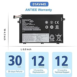 ANTIEE 01AV445 L17L3P51 Battery Compatible with