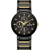 Bulova Men's Quartz Modern Bulova Ion-Plated Two-Tone Stainless Steel