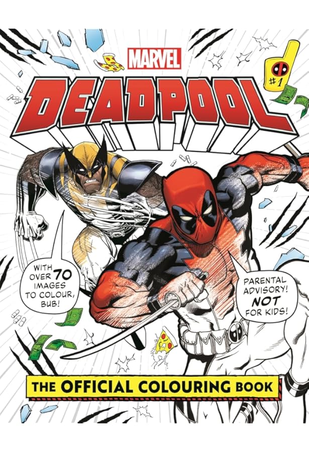 Amazon.com: Color Your Own Deadpool Again!: 9781302912055: Liefeld