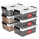 Cetomo Storage Bins on Handle, Storage Box, Plastic