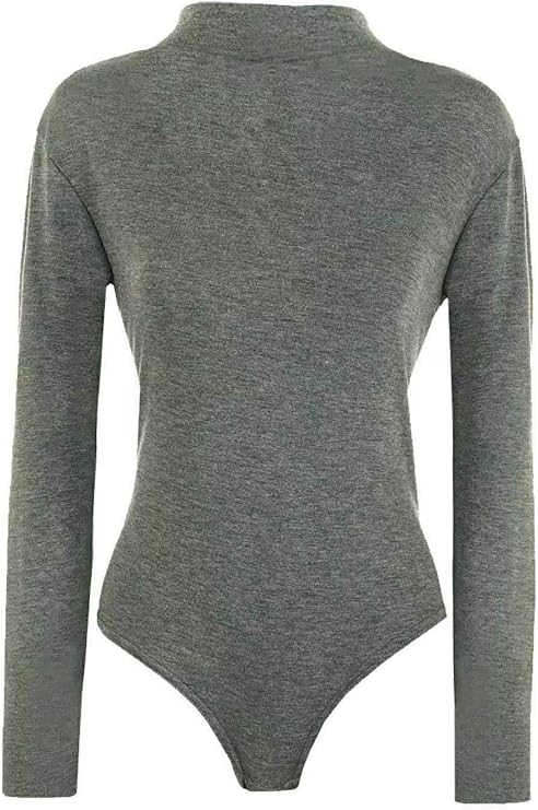 Floerns Damen-Body Mit Leopardenmuster – Langärmelig, Dehnbar, Perfekt Für Sport & Freizeit