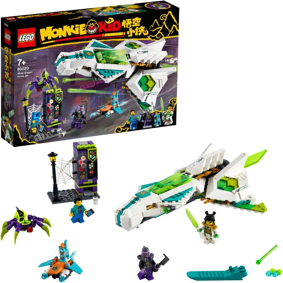 Monkie Kid 80020 White Dragon Horse Jet