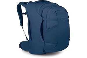 Osprey Farpoint 55L Men's Travel Backpack, Antique Blue