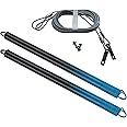 Ideal Security Garage Door Springs with Safety Cables, 90lb Doors, Light Blue (Pack of 2)