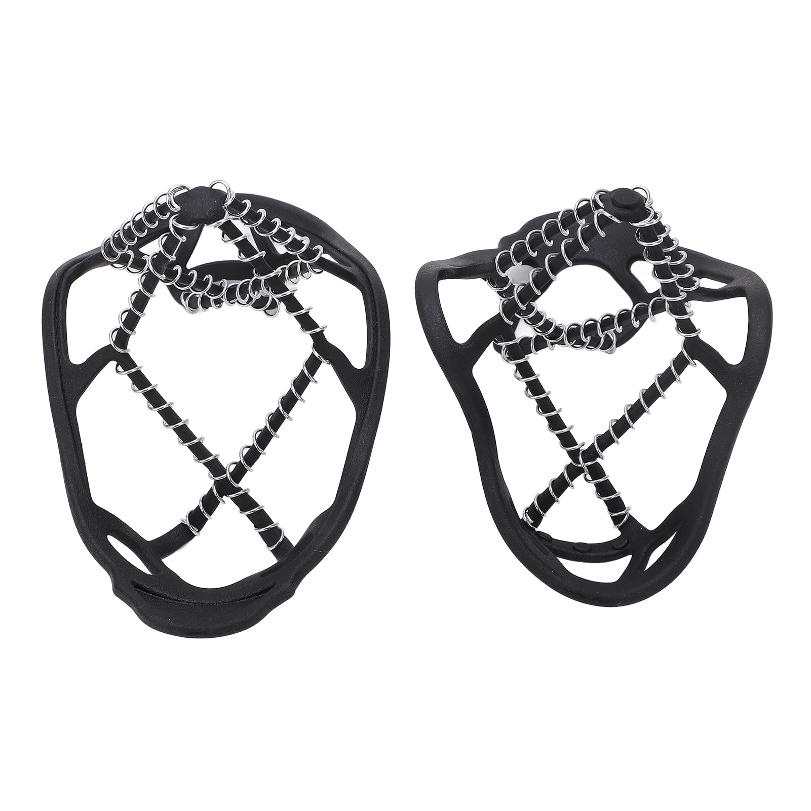 Demeras Ice Snow Grips Anti-Skid Traction Grips Crampons Spikes for Walking Jogging Hiking on Snow And Ice