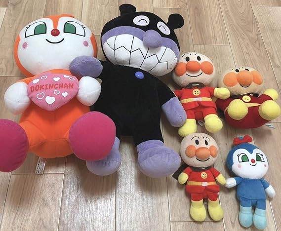 Amazon アンパンマン ぬいぐるみ まとめ売り バイキンマン ドキンちゃん コキンちゃん 教育 知育 キッズ 子供 ぬいぐるみ ホビー