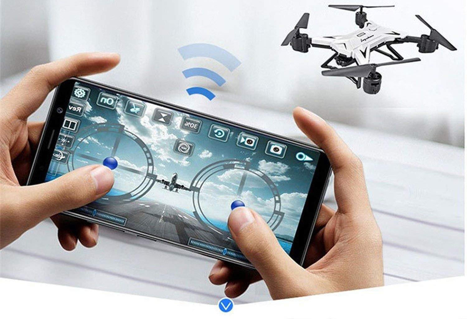 rc helicopter drone with camera hd 1080p wifi fpv selfie drone professional foldable quadcopter 40 minutes battery life ky601s