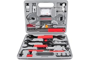 COTOUXKER Bike tool kit, 44pcs Bicycle Tool Kit for Easy Mountain Bike Maintenance and Repair with Durable Storage Case