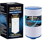 POOLPURE Spa Filter Replaces Watkins 303279, PFF42TC-P4, 5CH-37, 78460, FC-2402, Lifesmart, Freeflow, AquaTerra, Hydromaster, Grandmaster, Simplicity, Bermuda Hot Tub Filters 1PACK