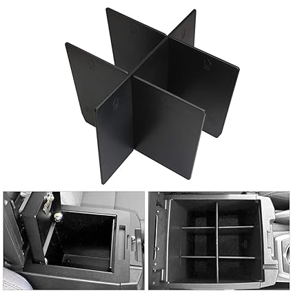 Seven Sparta Center Console Organizer Dividers For Toyota Tacoma 2016 2019 Console Insert Device Accessories For Tacoma