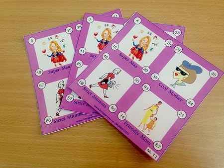 Kitty Partyy Mothers Day Printed Tambola Tickets