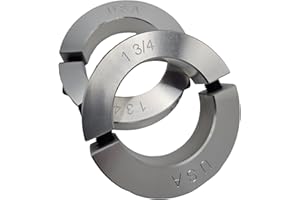 Coastal Shaft Collars – 1.75" Bore Diameter - Clamping Two Piece Shaft Collar - 2024 Aluminum (2 Pack)