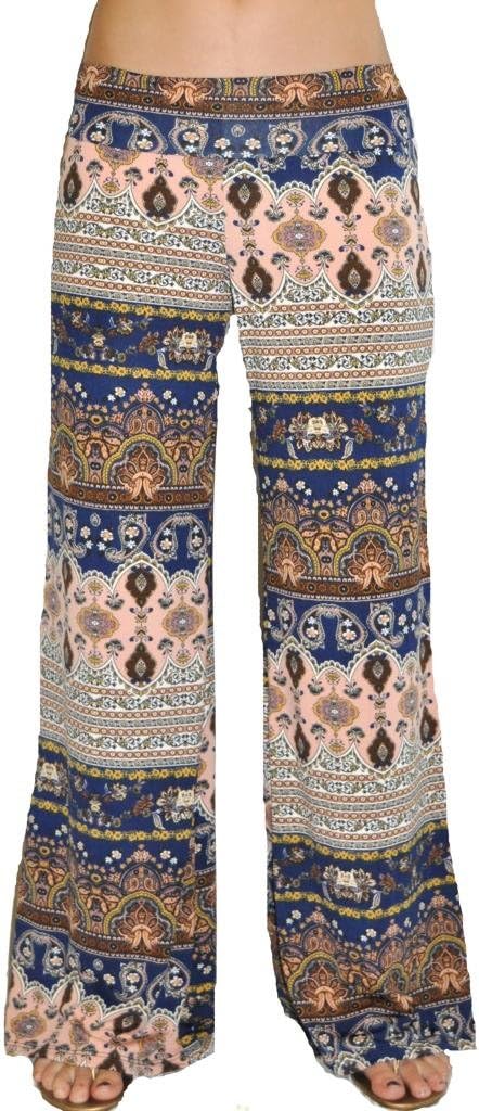 Wide Banded Waist Palazzo Pants Jr. Plus