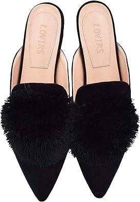 cute mule flats