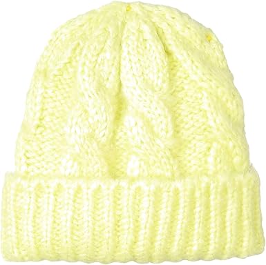 women's cable knit beanie hat