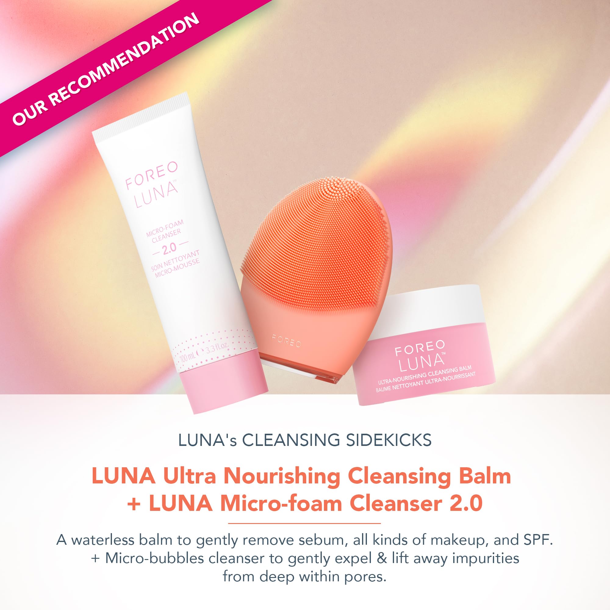 FOREO LUNA 4 Face Cleansing Brush - Anti Aging - Enhances Absorption of Facial Skin Care Products - Simple Skin Care Tools - Balanced Skin