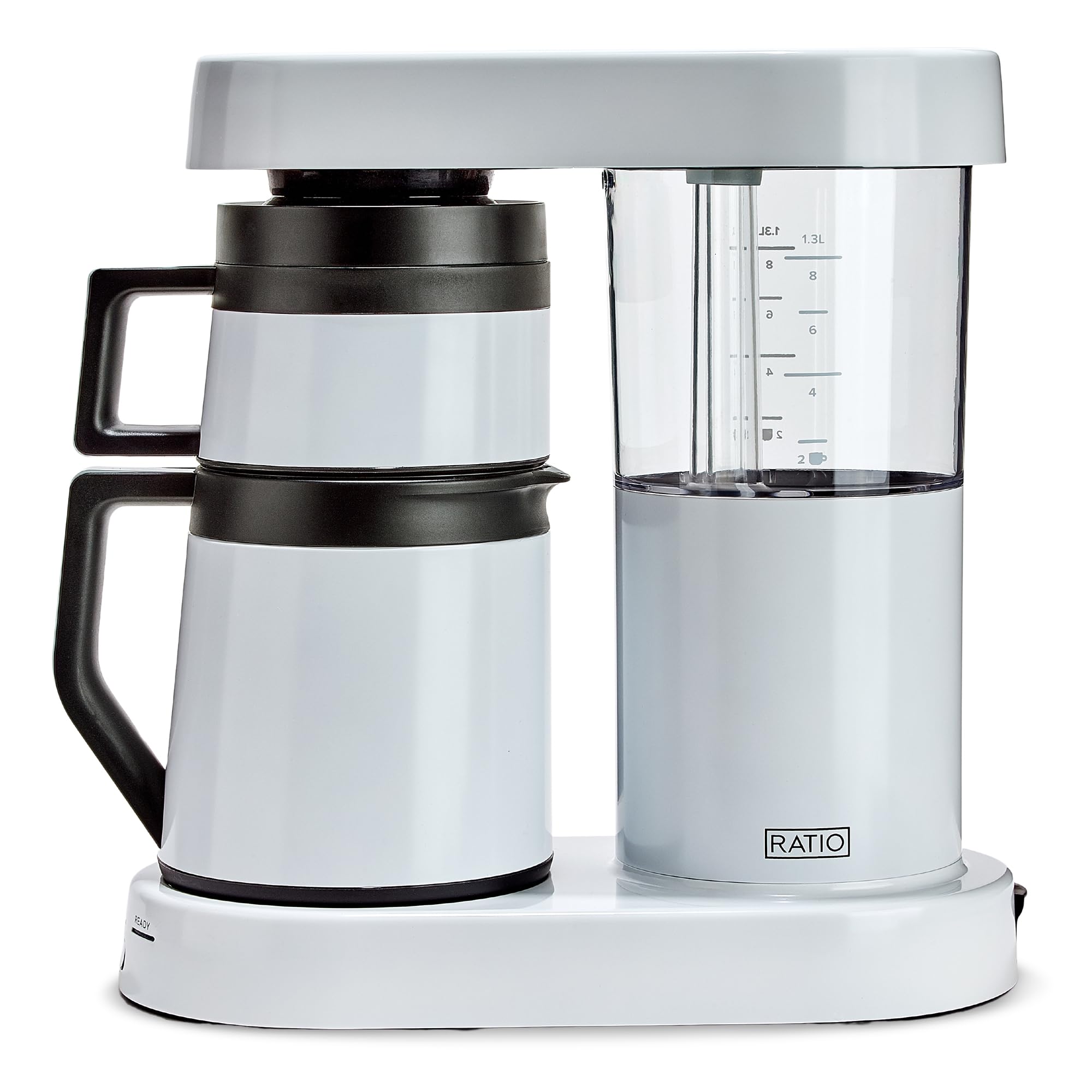 Photo 1 of Ratio Six Series 2 Coffee Machine - Automatic Drip Coffee Maker - 1.25L/40oz - Brews 2-8 Cups - White
