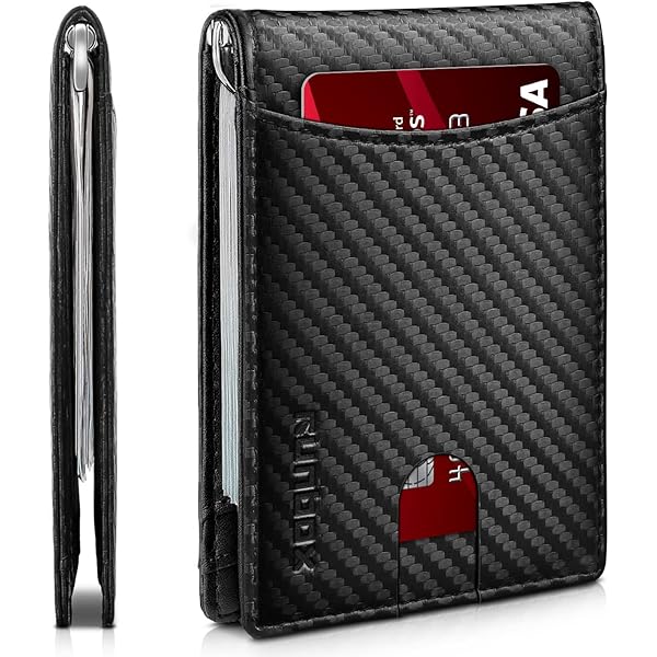 Amazon.com: Zitahli Slim Wallet for Men with Money Clip