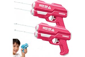 2026 New Dual Nozzles Squirt Water Gun, Accurate Bursts Squirt Water Guns Up to 26 FT Range, One-Button Powerful Squirt Guns 