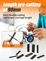 Eventronic Heat Shrink Tubing 4:1 90mm Adhesive Waterproof IP68 100pcs view 3