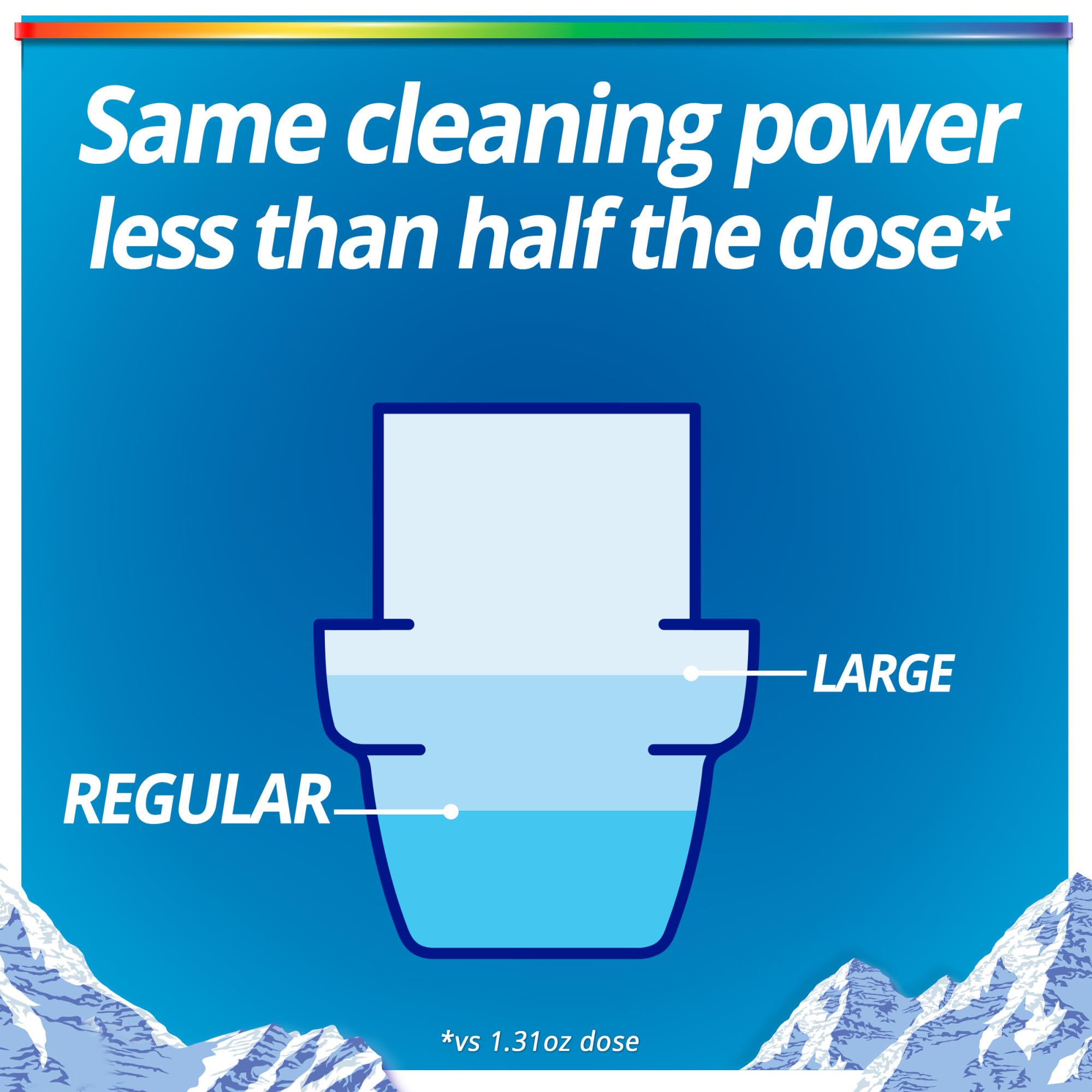 Purex Liquid Laundry Detergent, Ultra Concentrated, Mountain Breeze, 82.5 Ounce, 165 Loads