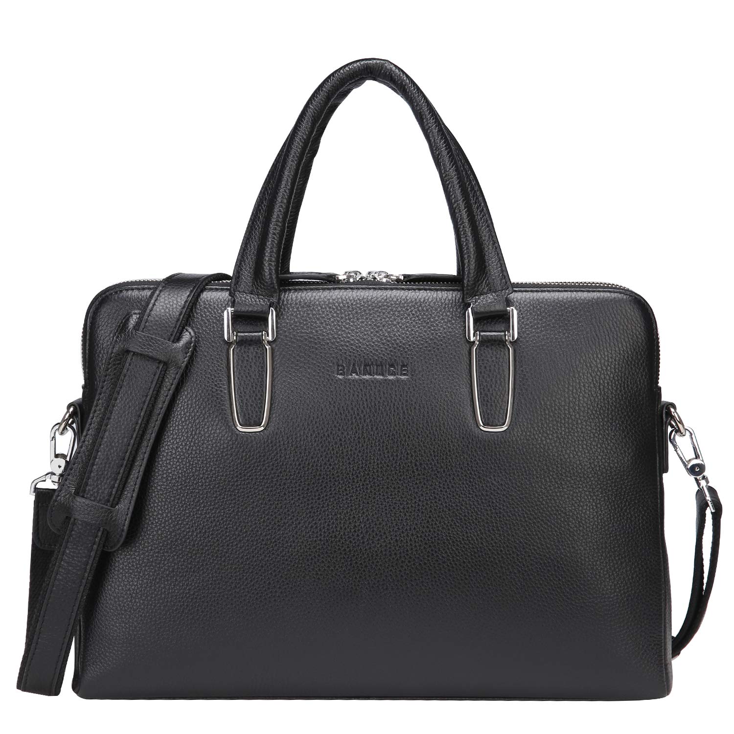 banuce leather briefcase