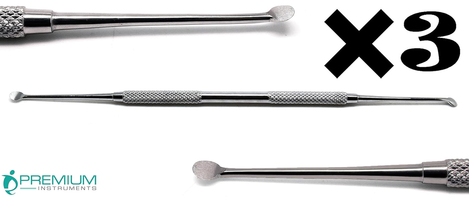 10× Dental Molt Curettes 3/4 Surgical Curettage Cyst