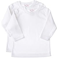 camiseta blanca manga larga niño
