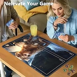 JVGFYNKL for TCG Playmat, Playmat with Zones, 24x14