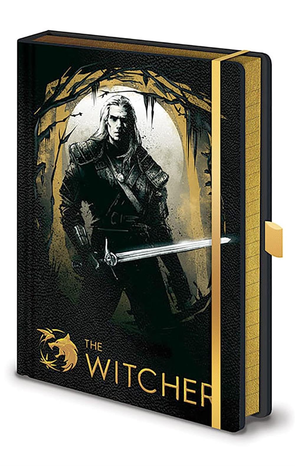 Pyramid International The Witcher Notebook Premium Wirebound A5 Faux Leather Journal with Lined Paper (Forest Hunt Design), 15x21cm – Official Merchandise