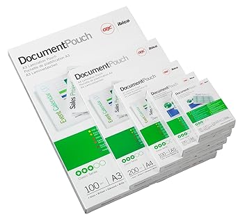 GBC Card Laminating Pouches 54x86 mm 2x125 micron Gloss (100 Pack)