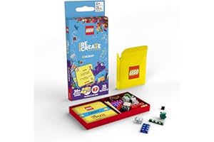 AMEET Lego Recreate Activity Cards – Ocean | Imaginative Building Game with 30+ Activity Cards & 25 Lego Elements | Ages 6+ | Screen-Free Creativity