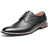 Bruno Marc Moda Italy Prince Men's Classic Modern Oxford Lace Dress Shoes