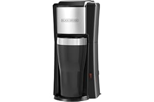 BLACK+DECKER Single Serve Coffeemaker, Black, CM618