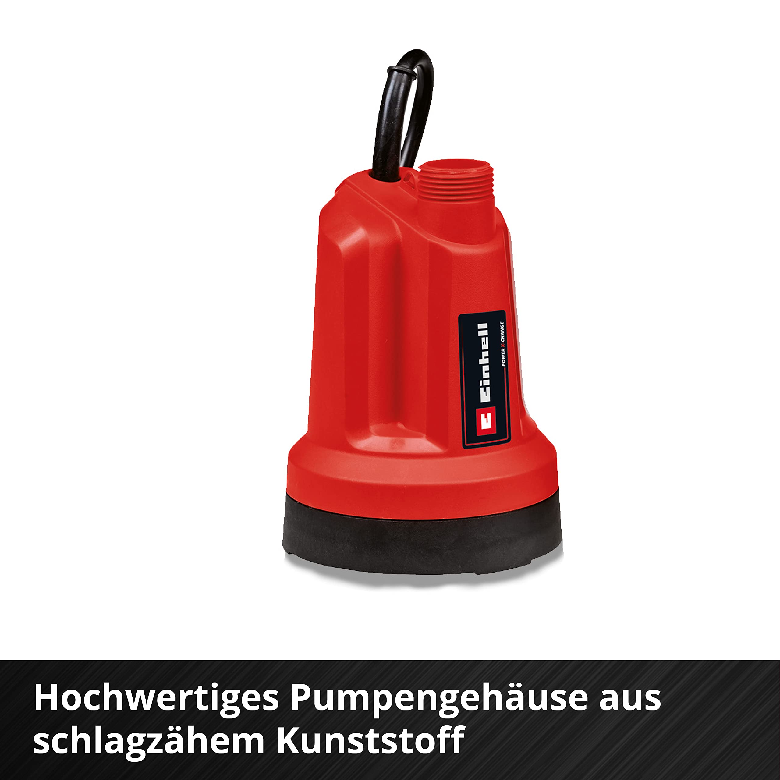 Einhell Akku-Klarwasserpumpe GE-SP 18 Li-Solo Power X-Change (Lithium-Ionen, 18 V, max. Förderhöhe 8 m, max. 5.000 l/Std., 5 m Verbindungskabel, ohne Akku und Ladegerät) 8
