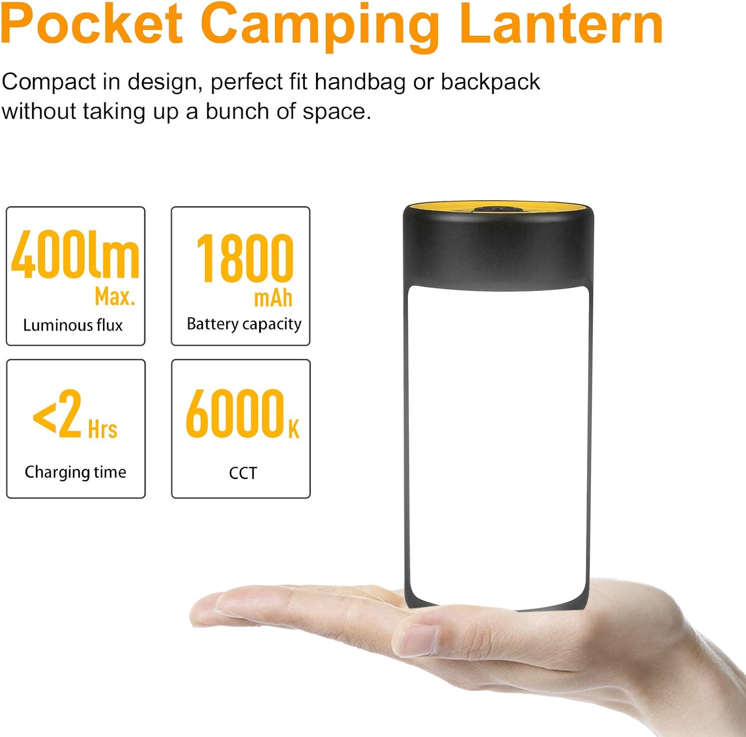 LED Camping Lantern, CT CAPETRONIX Rechargeable Camping Lights with 400LM 5 Light Modes Water-Resistant, 2 Pack Portable Tent Lights for Camping Power Outage Fishing Hiking Emergency Hurricane Home: Home Improvement