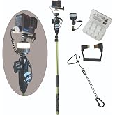 YOLOtek Veteran Owned - PS53 SuperBundle - GoPro Boat Mount &amp; Constant Power - Go Pro Camera Bass Boat Accessories - for All Action Camera - Fishing Camera Power Pole (New Pro Kit)
