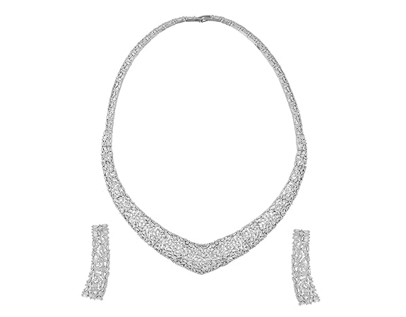 Garden V Necklace Set |Necklace Set for Women Necklace Set for Girls