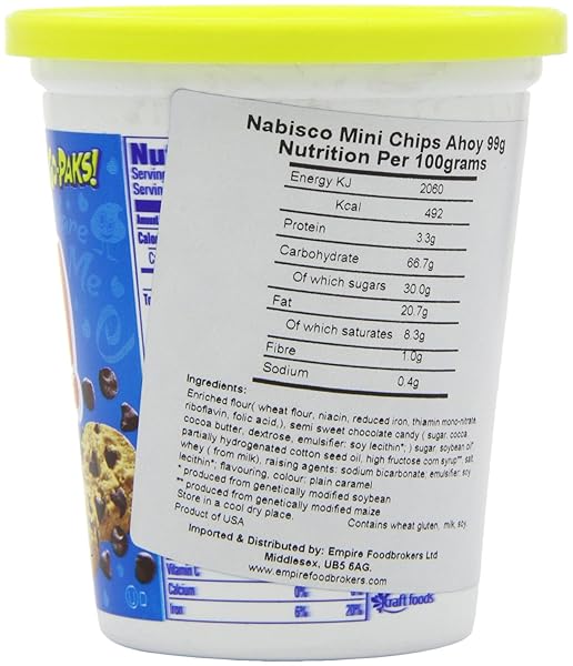 CHIPS AHOY! MINI CHOCOLATE CHIP COOKIES, 3.5 OZ