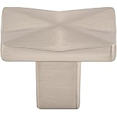 Top Knobs TK560BSN Mercer Collection 1-1/4" Quilted Knob, Brushed Satin Nickel