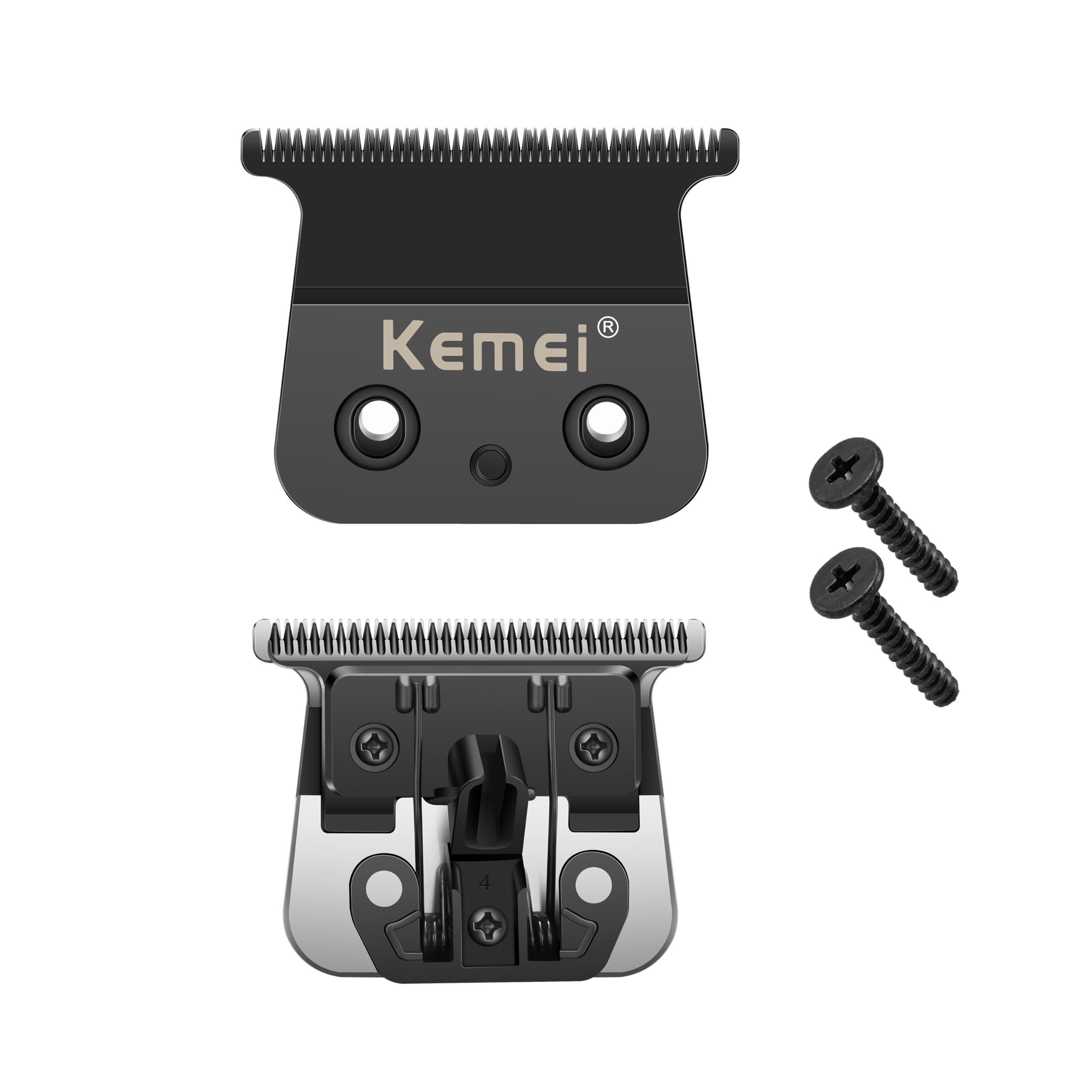 KEMEI 2299 Professional Hair Clippers Replacement Blades, Powder Metallurgical Blade, T-Shape Hair Trimmer Blades, Sharp and Durable