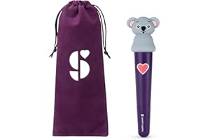 Special Supplies Buzz Pal Oral Motor Stimulation Kit with Soft Textured Interchangeable Head, Calm Sensory Needs, Support Speech and Self Feeding, Gentle Vibrations (Koala)