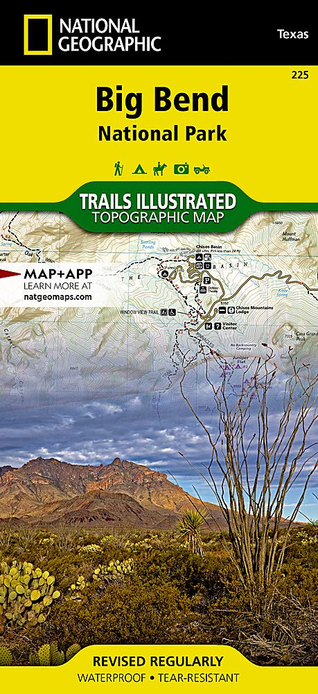 Big Bend National Park National Geographic Trails Illustrated Map