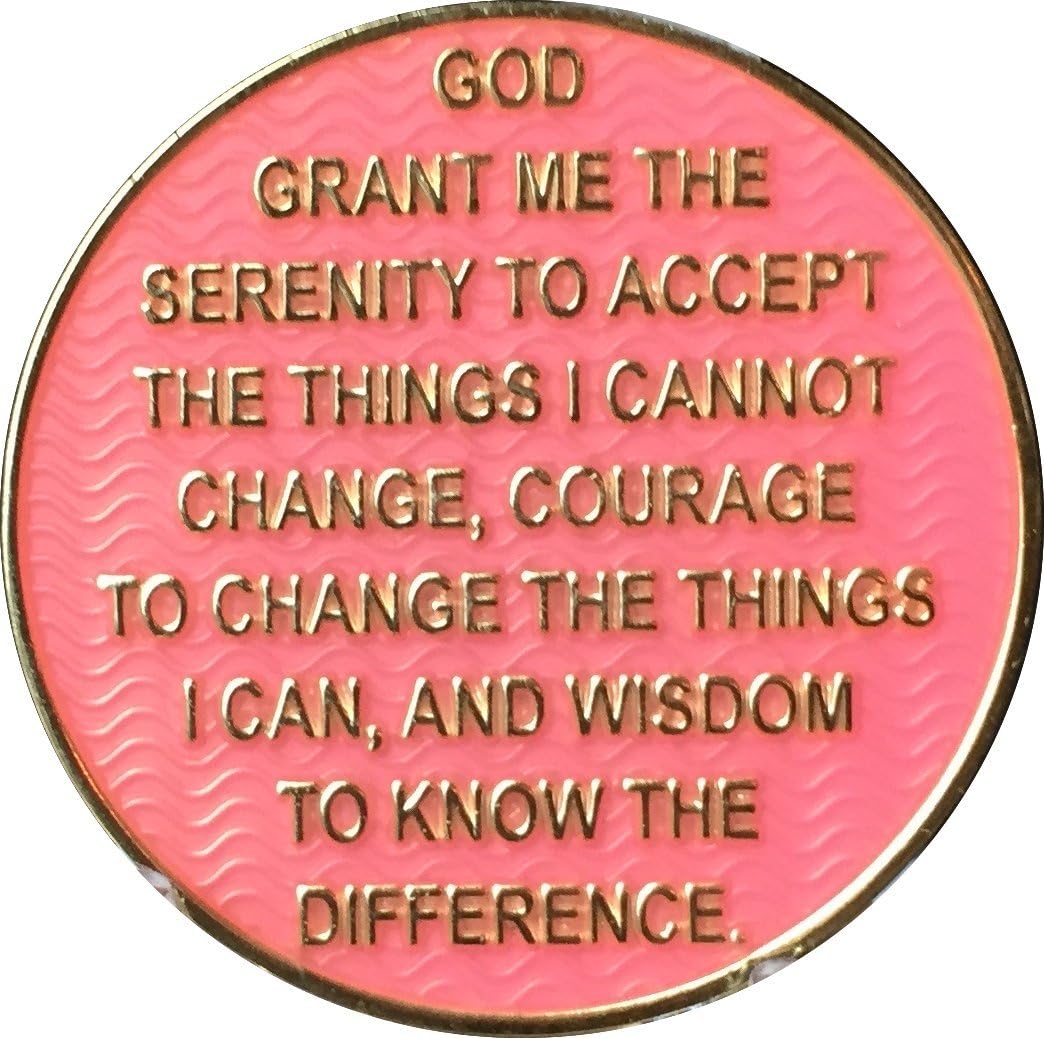 6 Month AA Medallion Reflex Pink Gold Plated Chip - Image 5