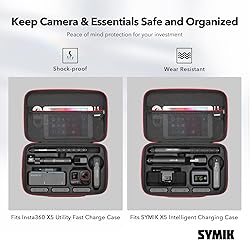 SYMIK Carrying Case for Insta360 X5 X4, Anti-Water