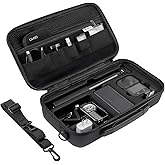 Skyreat Osmo 360 Case,PU Leather Portable Storage Shoulder Bag for DJI OSMO 360 Action Camera Accessories