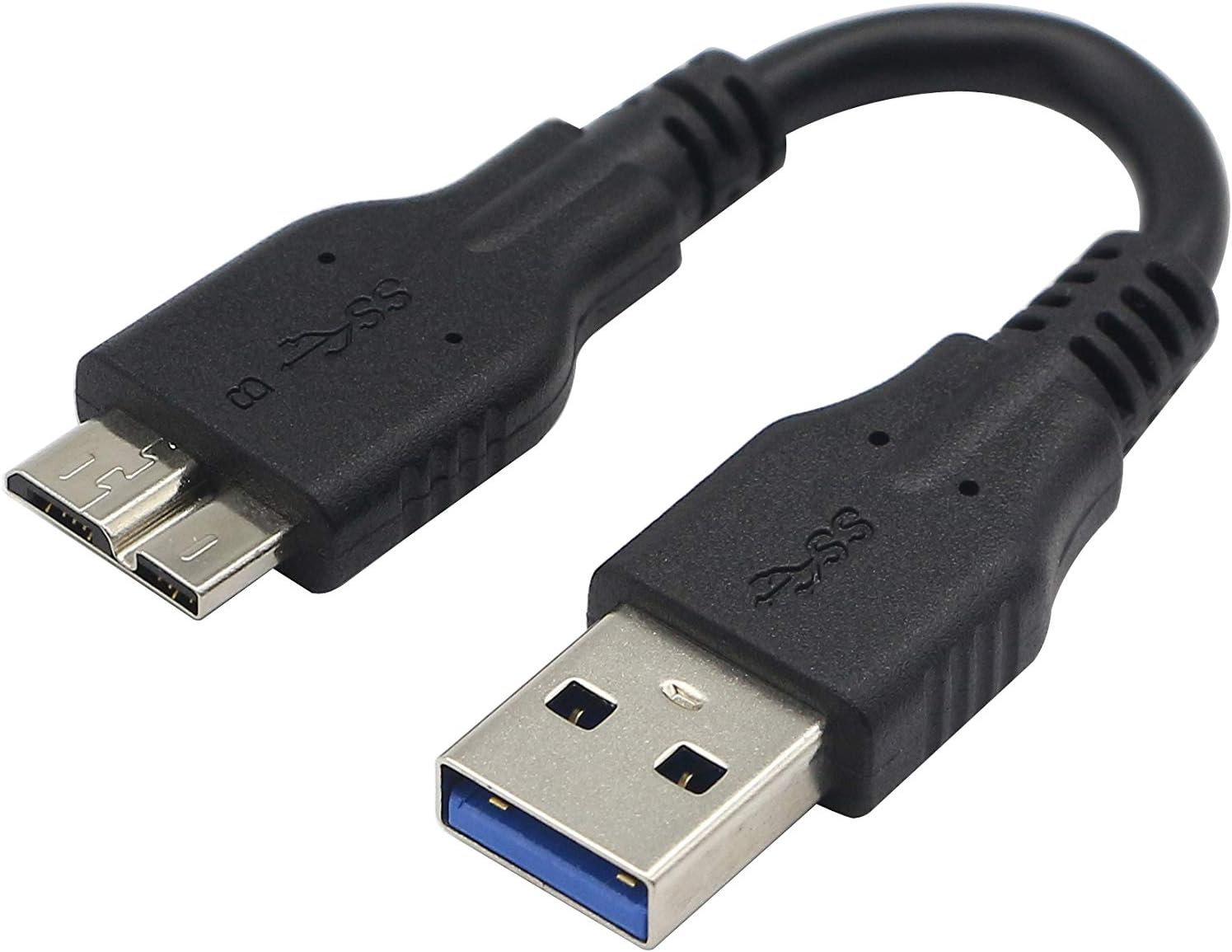 YAODHAOD Hard Drive Cable USB A 3.0 to Micro 3.0 Cable 10CM